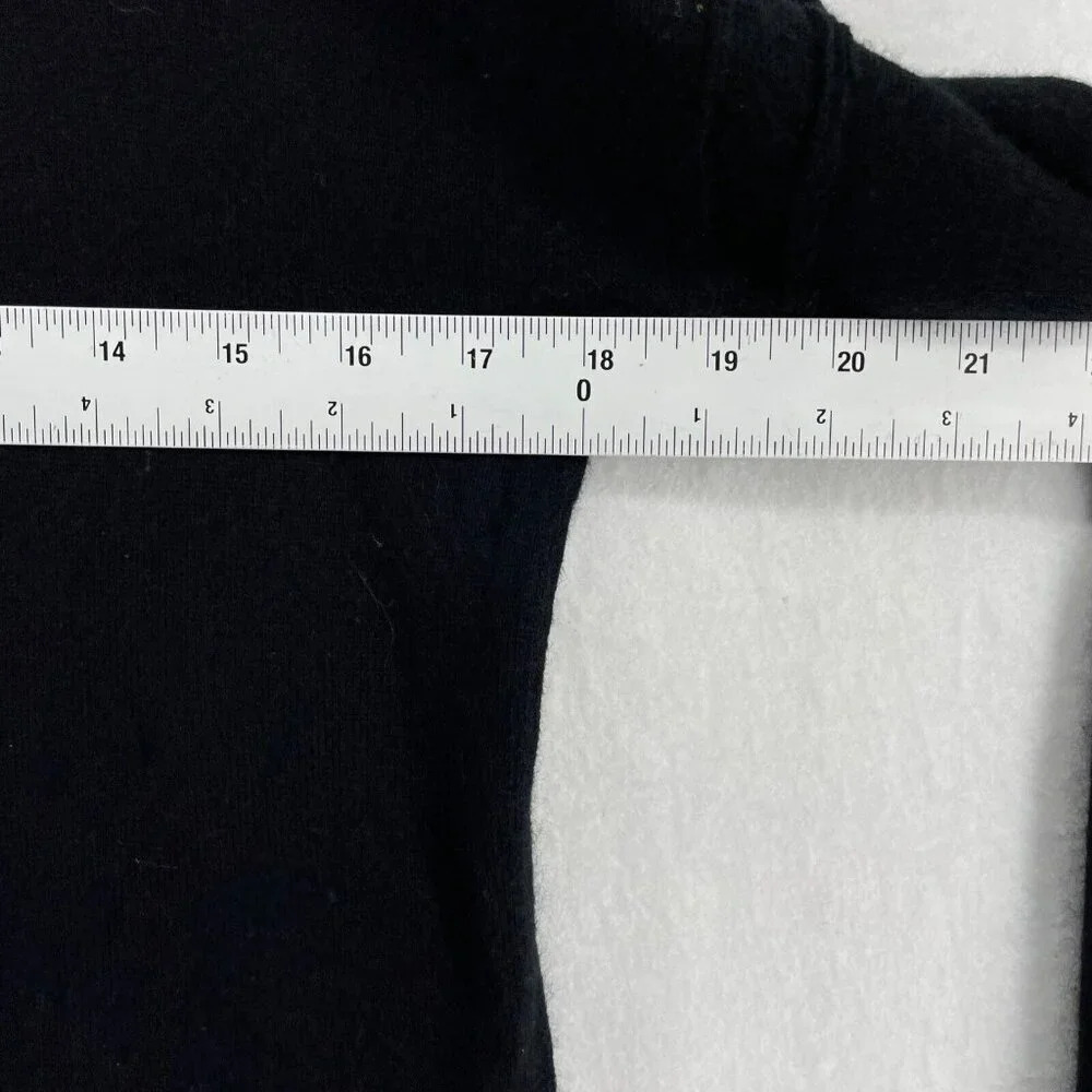 Vineyard Vines Sweater Women's Sz XS Black Knitted Drop Shoulder Sleeve Pullover - Picture 3 of 11